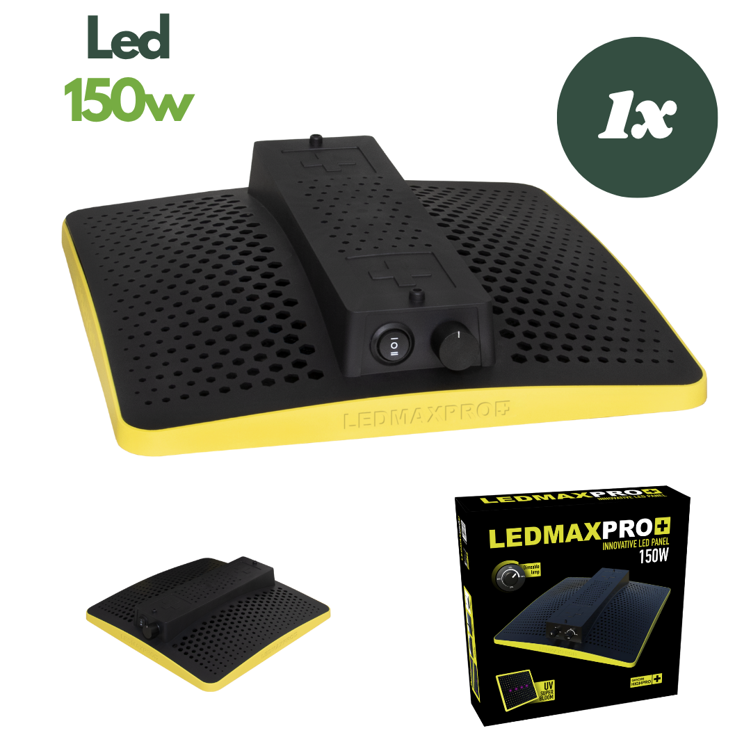 LEDMAXPRO+ 150W Grow LED – vollständiges Set inkl. Netzteil, Aufhängung und Verpackung
