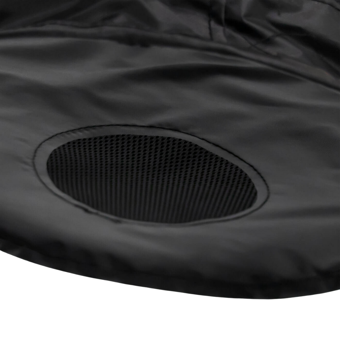 Detailaufnahme der Luftauslassöffnung im Boden des HerbDryers – für effektive Luftzirkulation ohne Schimmelbildung