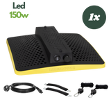 LEDMAXPRO+ 150W LED Pflanzenlampe mit Zubehör – Netzkabel, Aufhängung und Spannseile für sofortige Installation