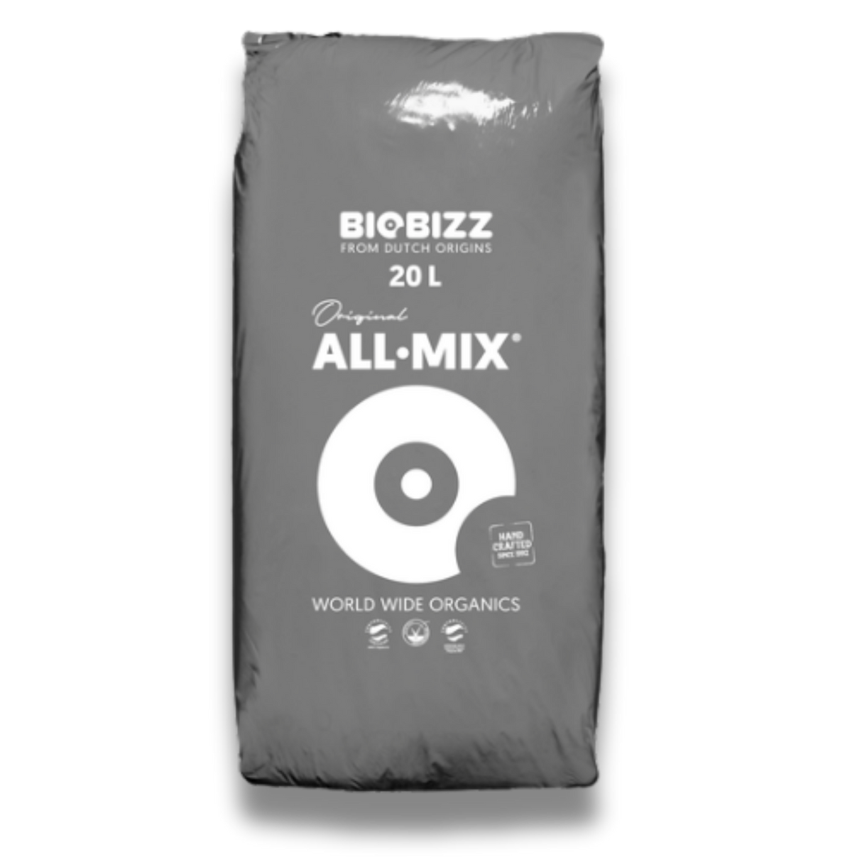 BioBizz All·Mix 20 L stark vorgedüngte Bioerde für größere Pflanzen und Wachstum