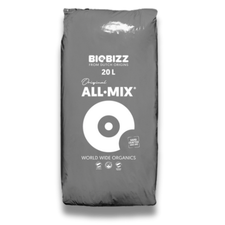 BioBizz All·Mix 20 L stark vorgedüngte Bioerde für größere Pflanzen und Wachstum