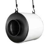Garden HighPro ProActiv Aktivkohlefilter 100 mm mit Aufhängung zur Geruchsneutralisierung in kleinen Growboxen.