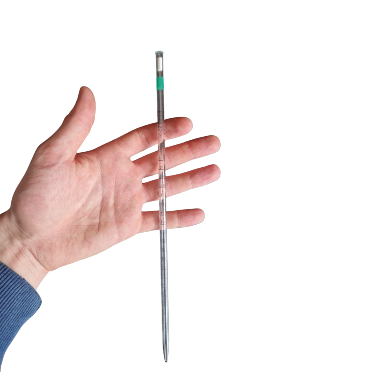 Transparente 2 ml Pipette unsteril zur genauen Dosierung von Flüssigkeiten