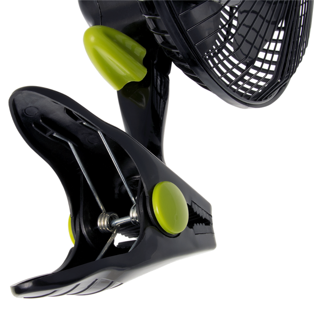 Robuster Clipmechanismus mit Feder – starker Halt für Growbox-Stangen und Regale