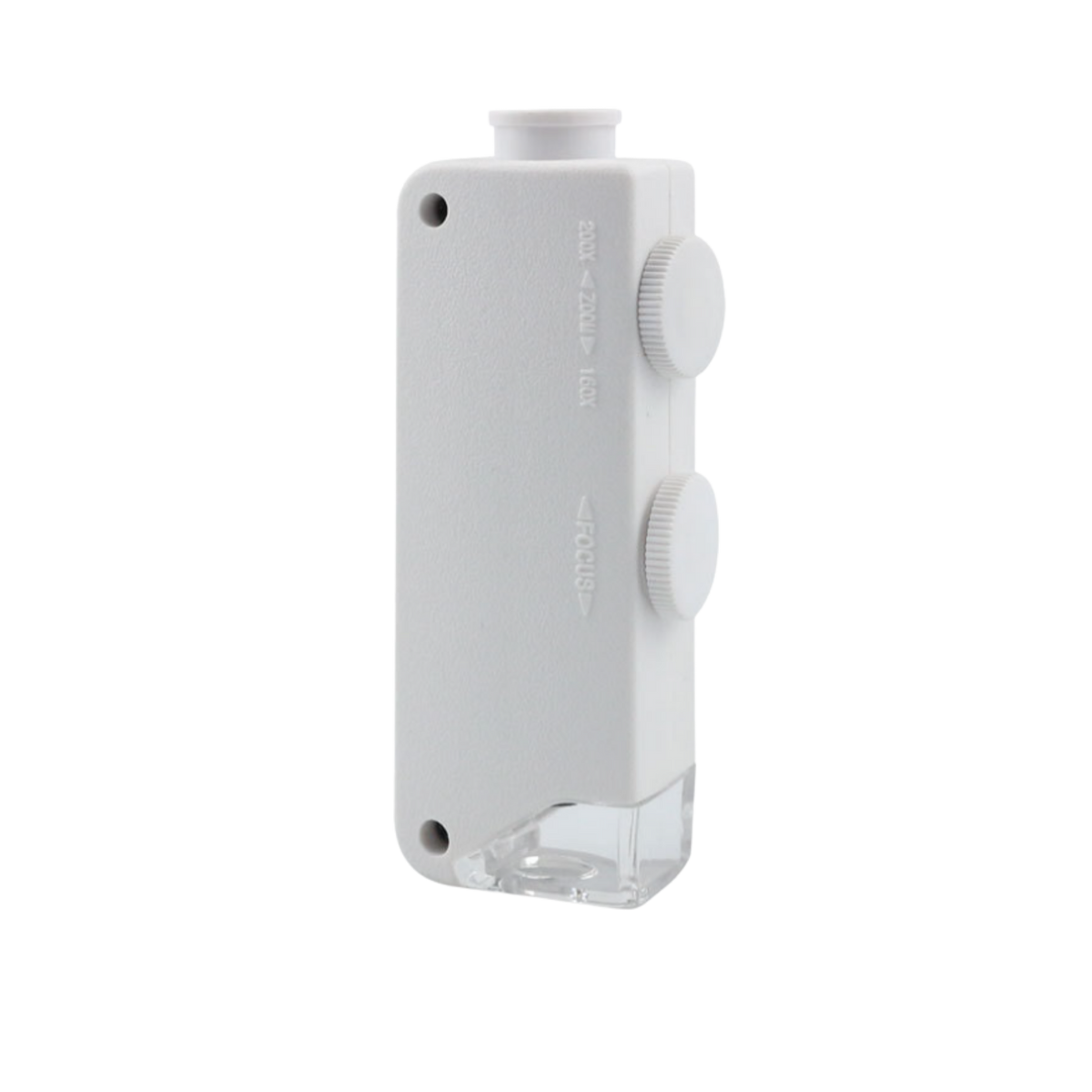 LED-Mikroskop mit schwarzer Schutztasche und Verpackung