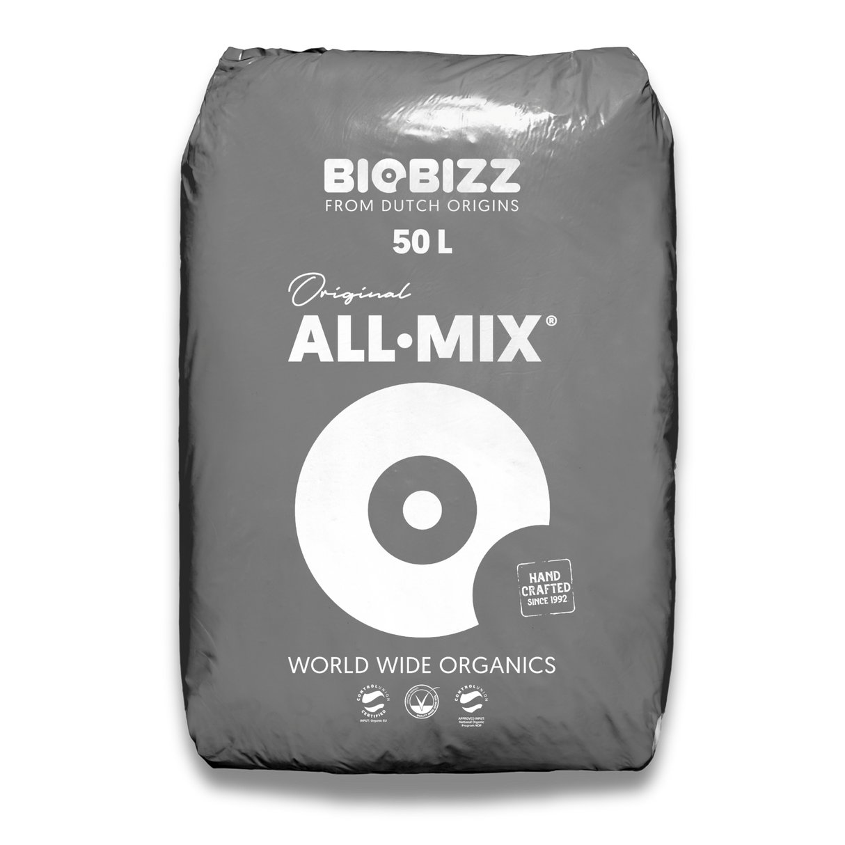 BioBizz All·Mix 50 L Sack organische Erde mit Wurmmist Perlit und Pre·Mix