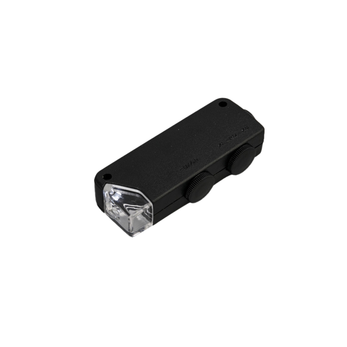 Pure Factory LED-Mikroskop mit Einstellrädern und transparenter Objektivabdeckung
