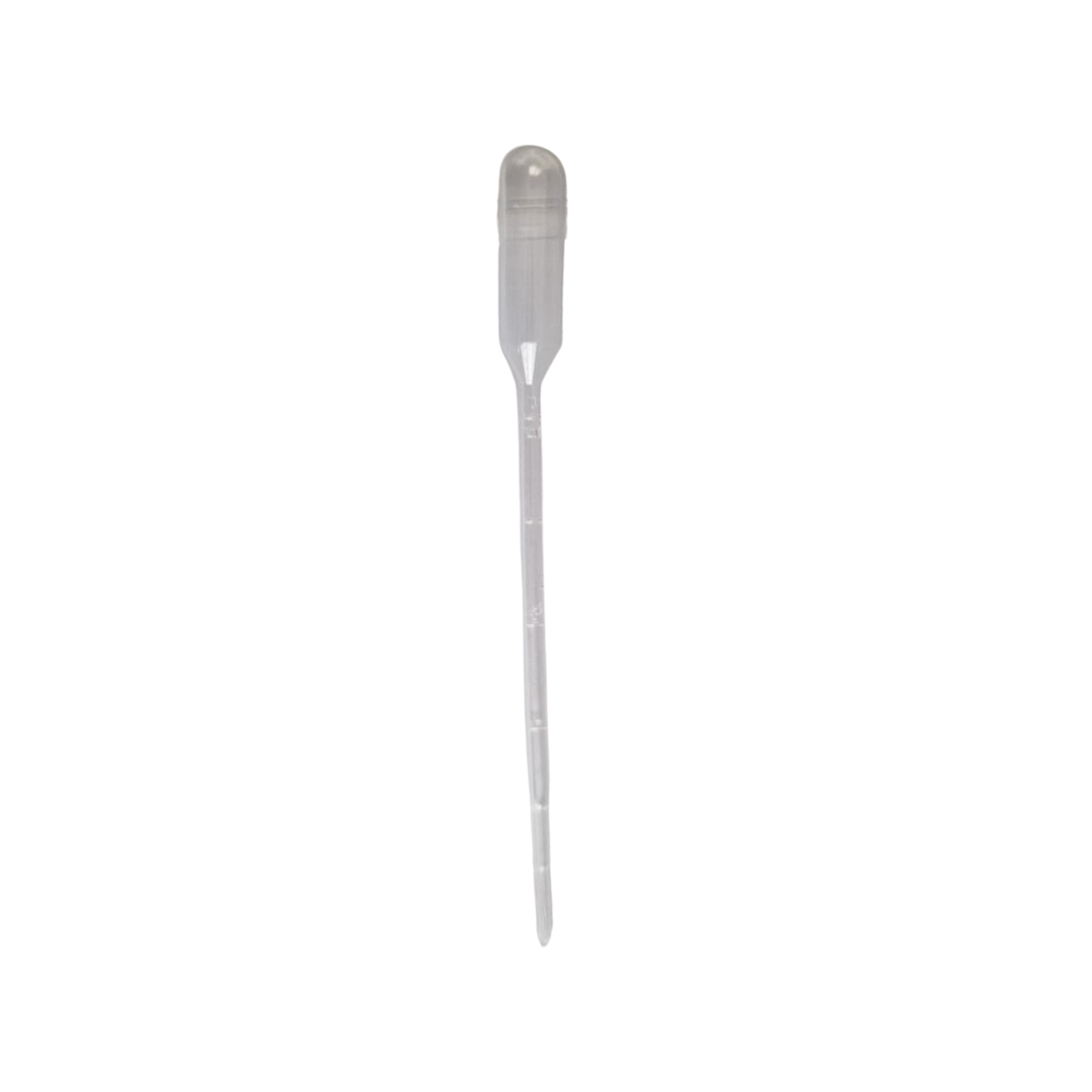 Transparente 1-ml-Dosierpipette mit integriertem Saugbalg