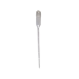 Transparente 1-ml-Dosierpipette mit integriertem Saugbalg