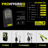 Digitales Thermo-Hygrometer zur Klimakontrolle im Indoor-Grow