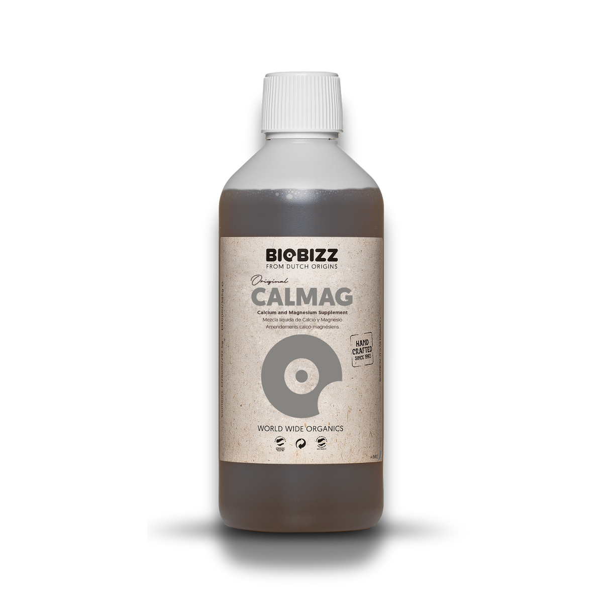 BioBizz CalMag 1 Liter organischer Calcium-Magnesium-Zusatz für Erde, Kokossubstrat und Hydrokulturen