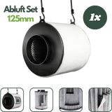 Garden HighPro ProActiv Aktivkohlefilter 125 mm mit 250 m³/h für Geruchskontrolle in Growboxen