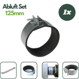 Verbindungsmanschette 125 mm für Rohrventilator und Aktivkohlefilter im Growbox Abluftsystem