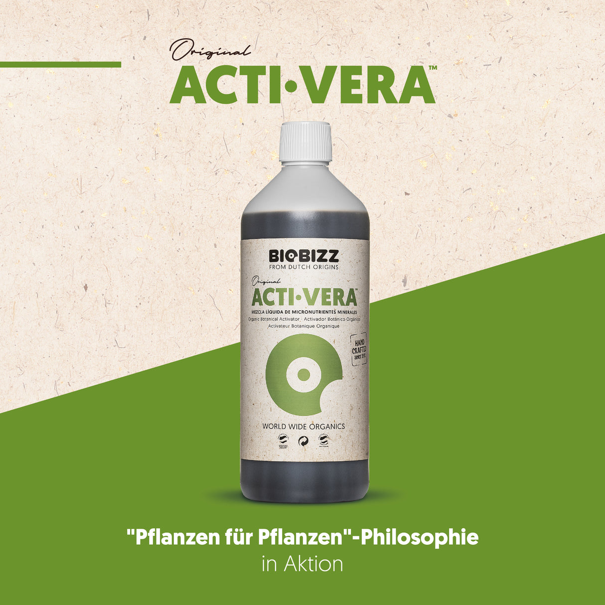 BioBizz Acti-Vera organischer Pflanzenaktivator für vitale Pflanzen und natürliche Pflanzenpflege