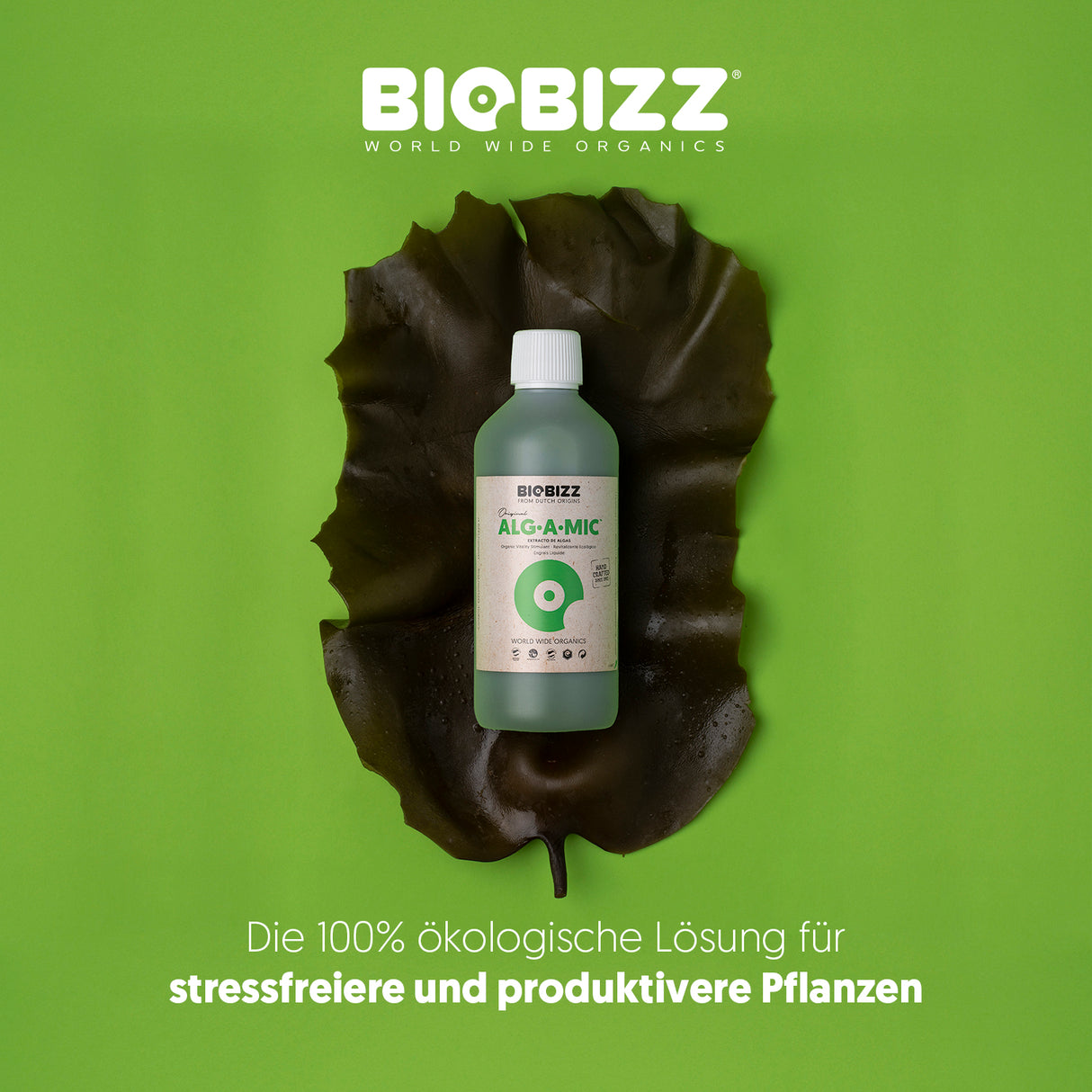 BioBizz Alg-A-Mic Pflanzenstimulanz mit Algenextrakt für vitale Pflanzen