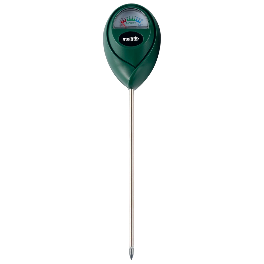 Meliflor Bodenfeuchtigkeitsmesser für Pflanzen mit langer Sonde und analoger Anzeige