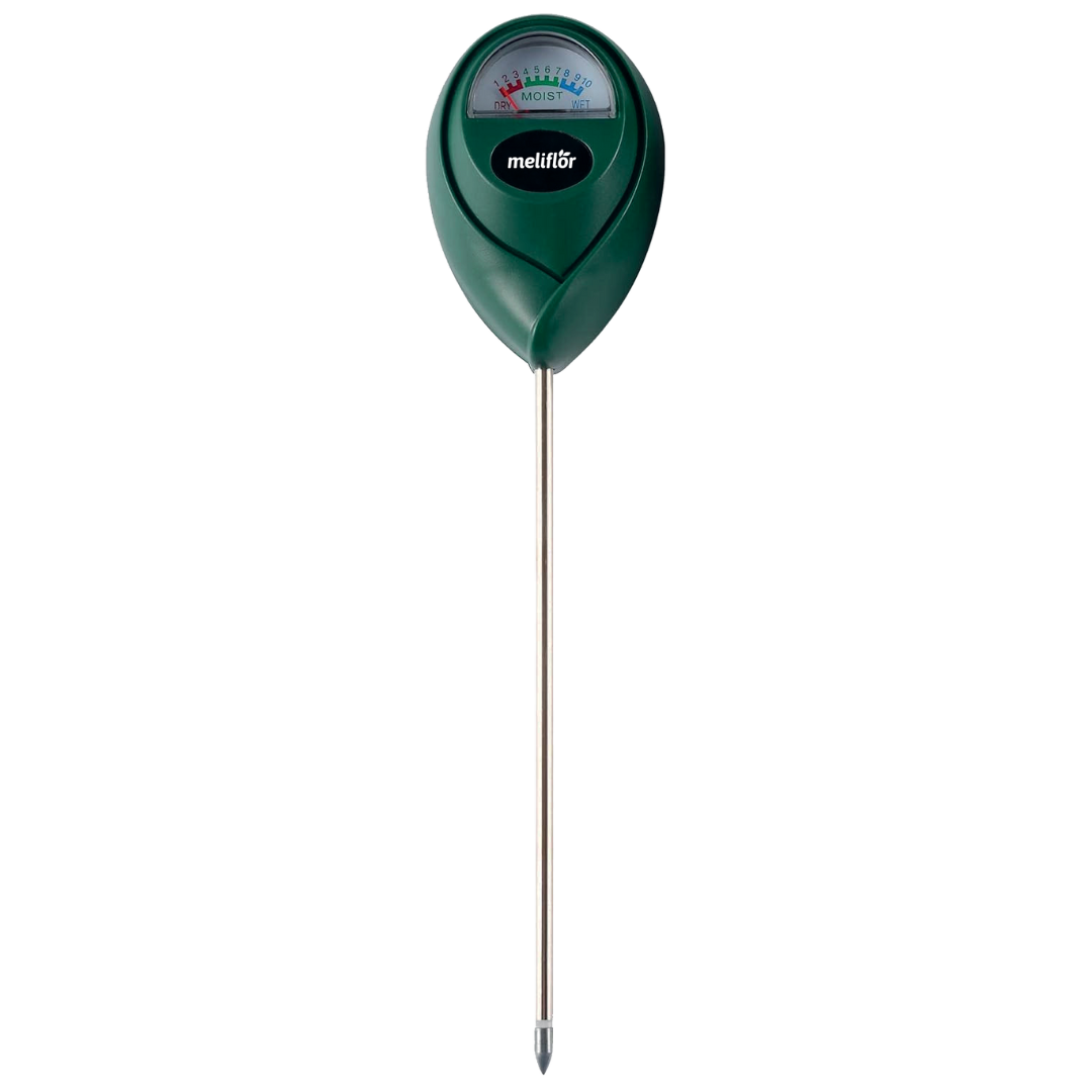 Meliflor Bodenfeuchtigkeitsmesser für Pflanzen mit langer Sonde und analoger Anzeige
