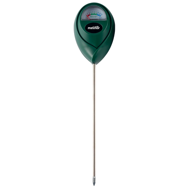 Meliflor Bodenfeuchtigkeitsmesser für Pflanzen mit langer Sonde und analoger Anzeige