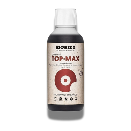 BioBizz Top·Max 250 ml Flasche – organischer Blütenstimulator.