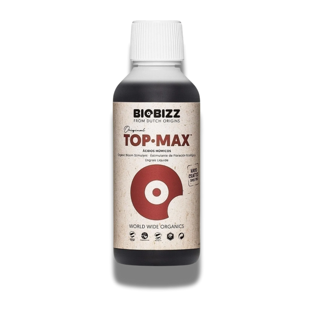 BioBizz Top·Max 250 ml Flasche – organischer Blütenstimulator.