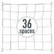Elastisches SCROG Pflanzennetz mit 36 Maschen für Growbox und Growzelt