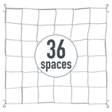 Elastisches SCROG Pflanzennetz mit 36 Maschen für Growbox und Growzelt