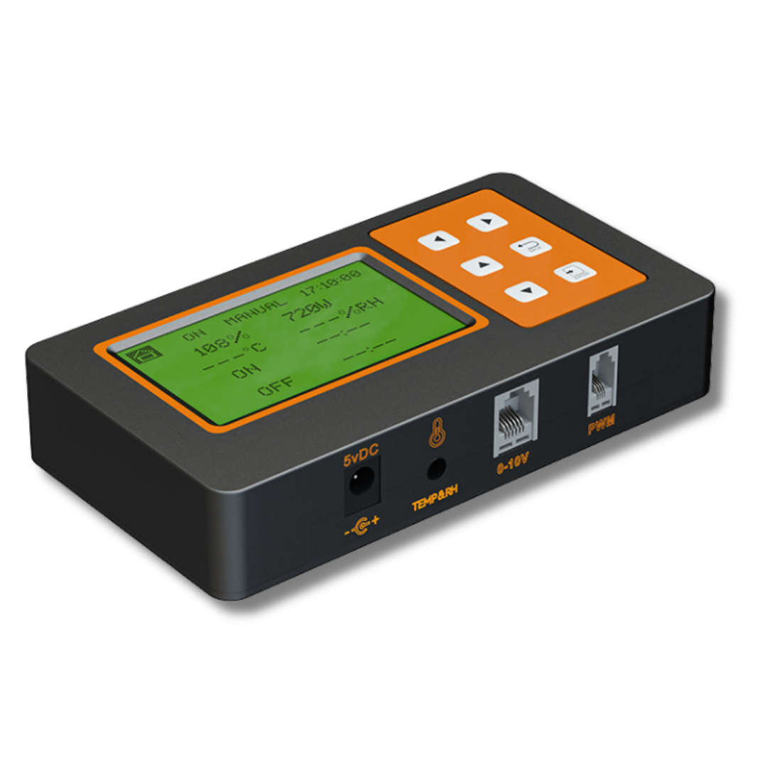 Ignator Light Control LC1 Controller mit LCD-Display und Steuerungstasten.