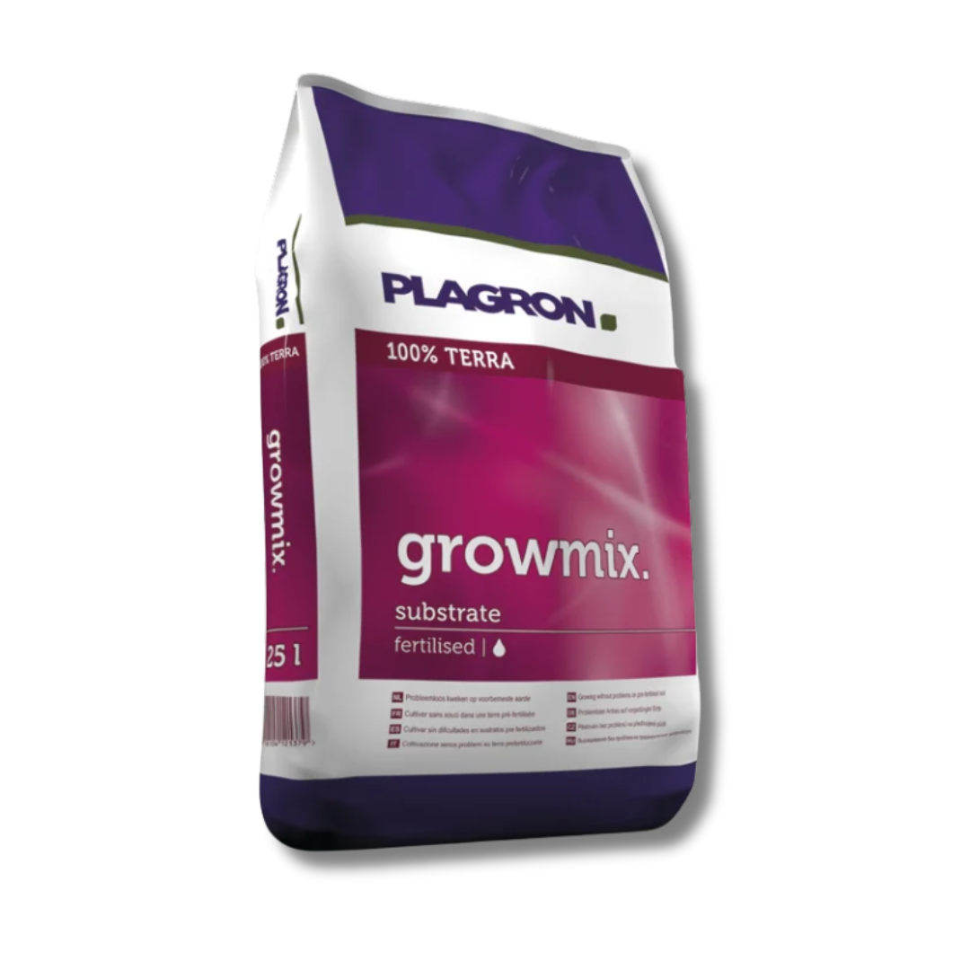 Plagron Growmix 25L Erde mit Perlite – vorgedüngtes Substrat