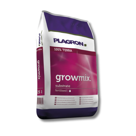 Plagron Growmix 25L Erde mit Perlite – vorgedüngtes Substrat
