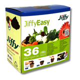 Jiffy Easy Quick Soil Mix – 36 Torfquelltabs Ø 38 mm in Packung für Anzucht