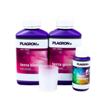 Plagron Easy Pack Terra – Terra Grow, Terra Bloom, Green Sensation und Messbecher