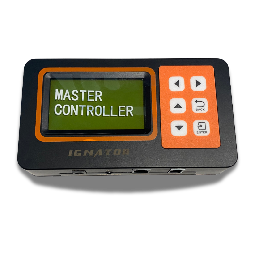 Vorderansicht des Ignator LC1 Controllers mit Schriftzug „Master Controller“