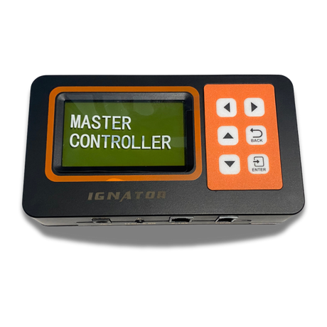 Vorderansicht des Ignator LC1 Controllers mit Schriftzug „Master Controller“