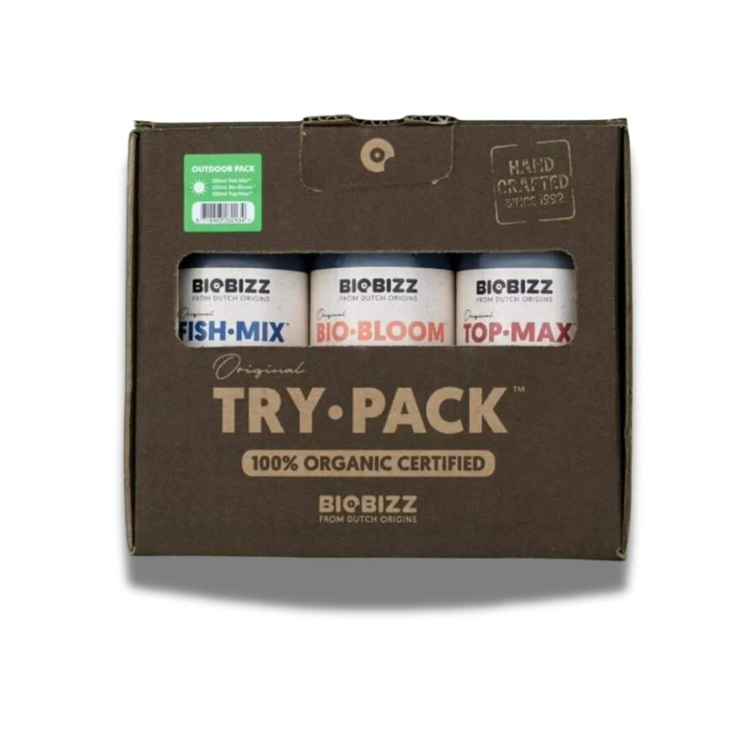 BioBizz Try-Pack Outdoor Set – organisches Dünger Komplettset 3x 250 ml