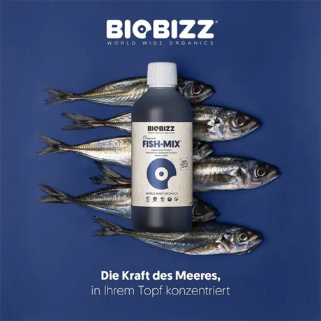 BioBizz Fish-Mix organischer Wachstumsdünger – flüssiger Fischdünger für kräftiges Pflanzenwachstum