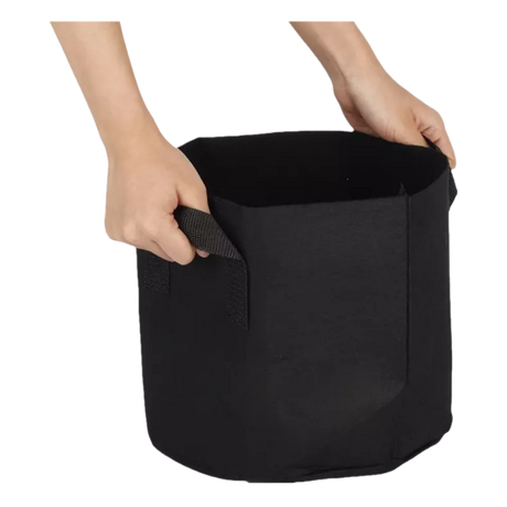 Stofftopf mit zwei stabilen Tragegriffen für einfaches Umsetzen