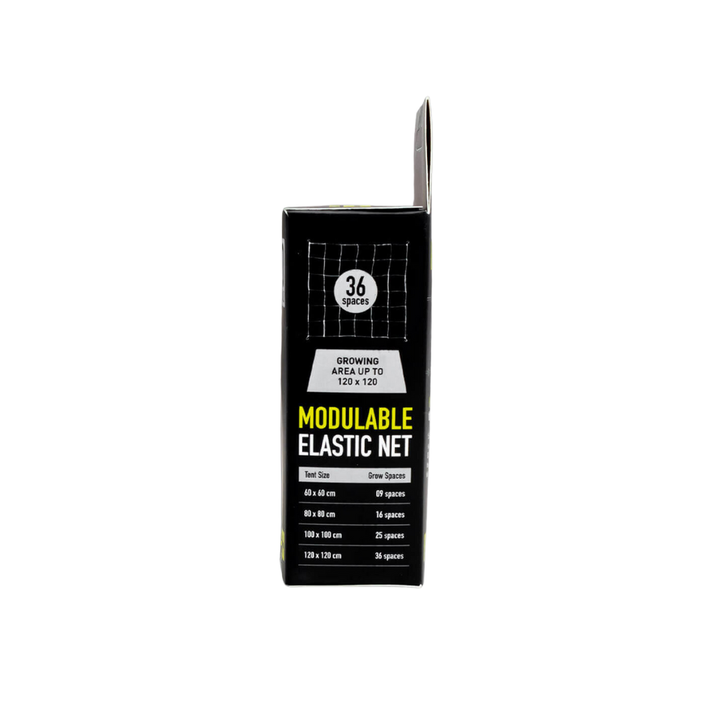 Pronet Ranknetz Verpackung mit Größenübersicht bis 120x120 cm