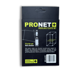 Seitenansicht der Garden HighPro Pronet Verpackung mit Angaben zu 64 Feldern und Growflächen bis 150 × 150 cm