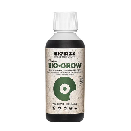 BioBizz Bio-Grow Flüssigdünger – organischer Stickstoffdünger für die Wachstumsphase, mit Zuckerrübenextrakt für gesunde Pflanzenentwicklung