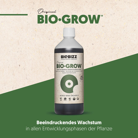 BioBizz Bio-Grow organischer Wachstumsdünger für kräftige Pflanzen