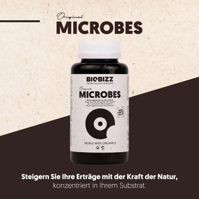 BioBizz Microbes Pulver 150 g Bodenverbesserer für starke Wurzeln und höhere Erträge
