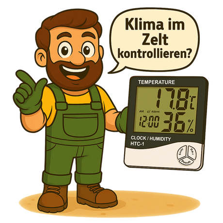 Optimales Klima verhindert Schimmel und sorgt für kräftige Pflanzen mit hohem Ertrag.