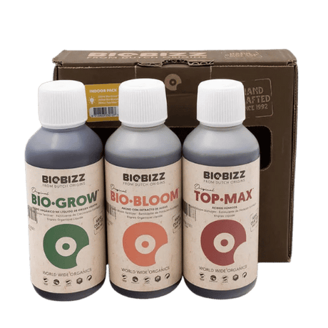 Das BioBizz Try-Pack Indoor bietet organische Dünger für optimales Pflanzenwachstum. Mit Bio Grow, Bio Bloom und Top Max wird dein Indoor-Garten gesund und ertragreich. Ideal für Anfänger und erfahrene Gärtner.
