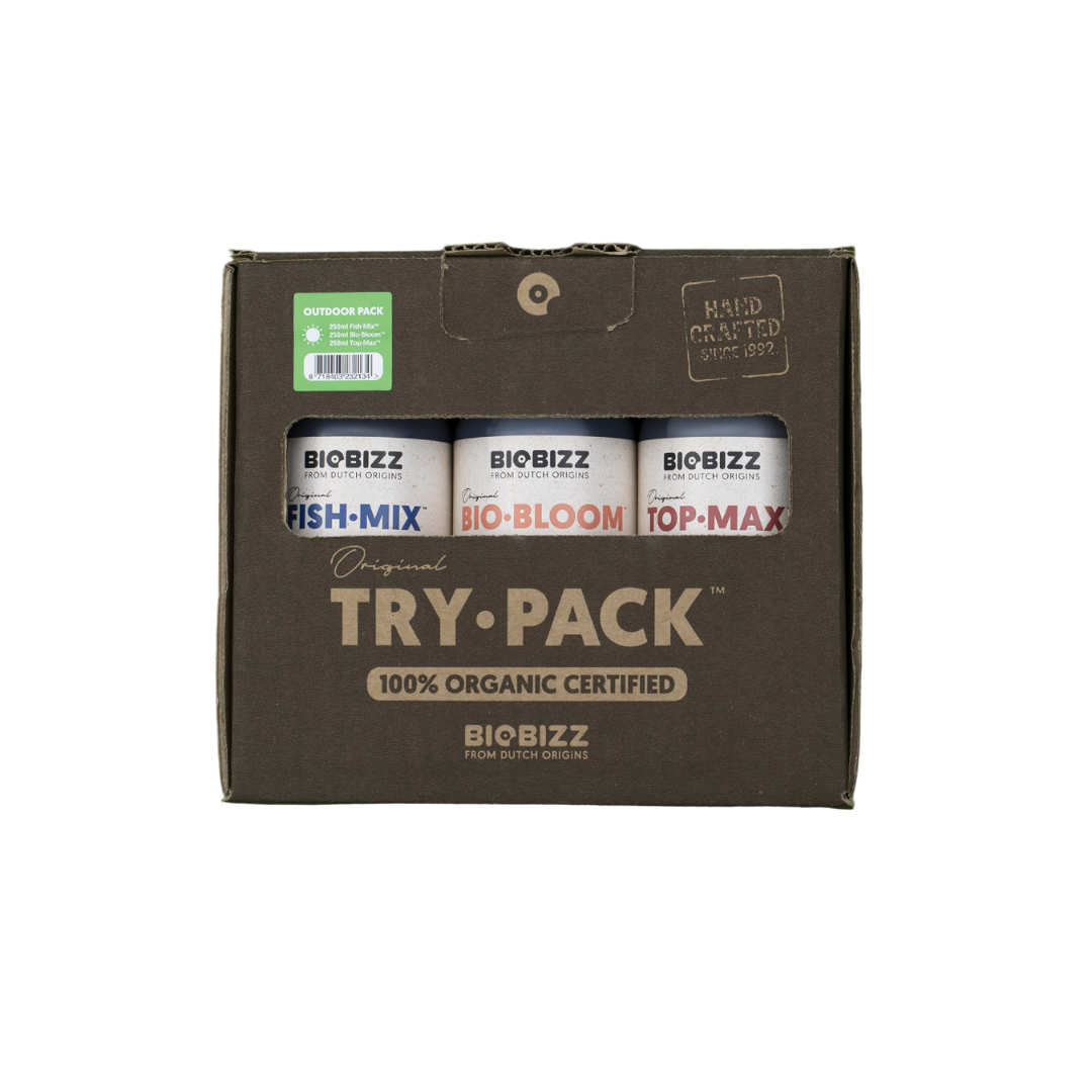 BioBizz Try-Pack Outdoor Set – organisches Dünger Komplettset 3x 250 ml