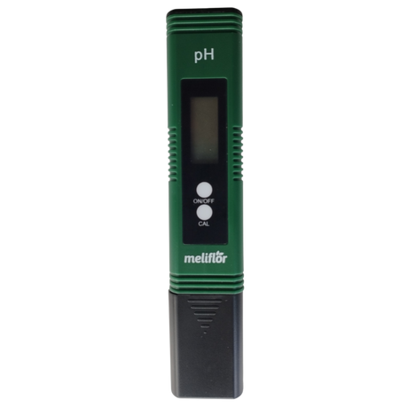 Meliflor digitales pH-Messgerät mit LCD-Anzeige und Schutzkappe