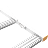 Aufhängung und Befestigung der LED Growlampe inklusive Seilaufhängung