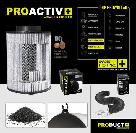 Stofftöpfe und Zubehör aus dem Growbox Komplettset 60x60
