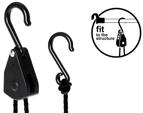 Rückseite der Seilratsche – langlebiges Design für dauerhaft sicheren Halt