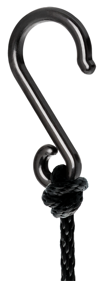 Flexibler Karabinerhaken mit Seil – einfache Höhenverstellung im Indoor-Grow