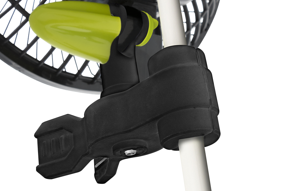 Langlebiger und leiser Clip-Ventilator 12W für effiziente Luftzirkulation
